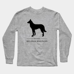 Belgian Malinois Black Silhouette Long Sleeve T-Shirt